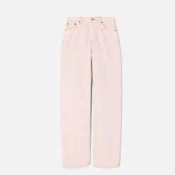 Sale ReDone Loose Long Washed Pink