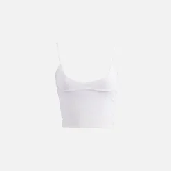 Best Sami Miro Vintage Low Back Double Layer Tank White