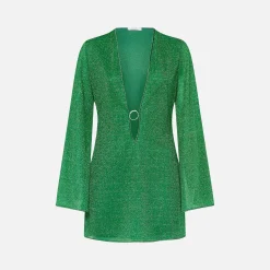 Clearance Oseree Lumiere O Gem Kaftan Emerald Green