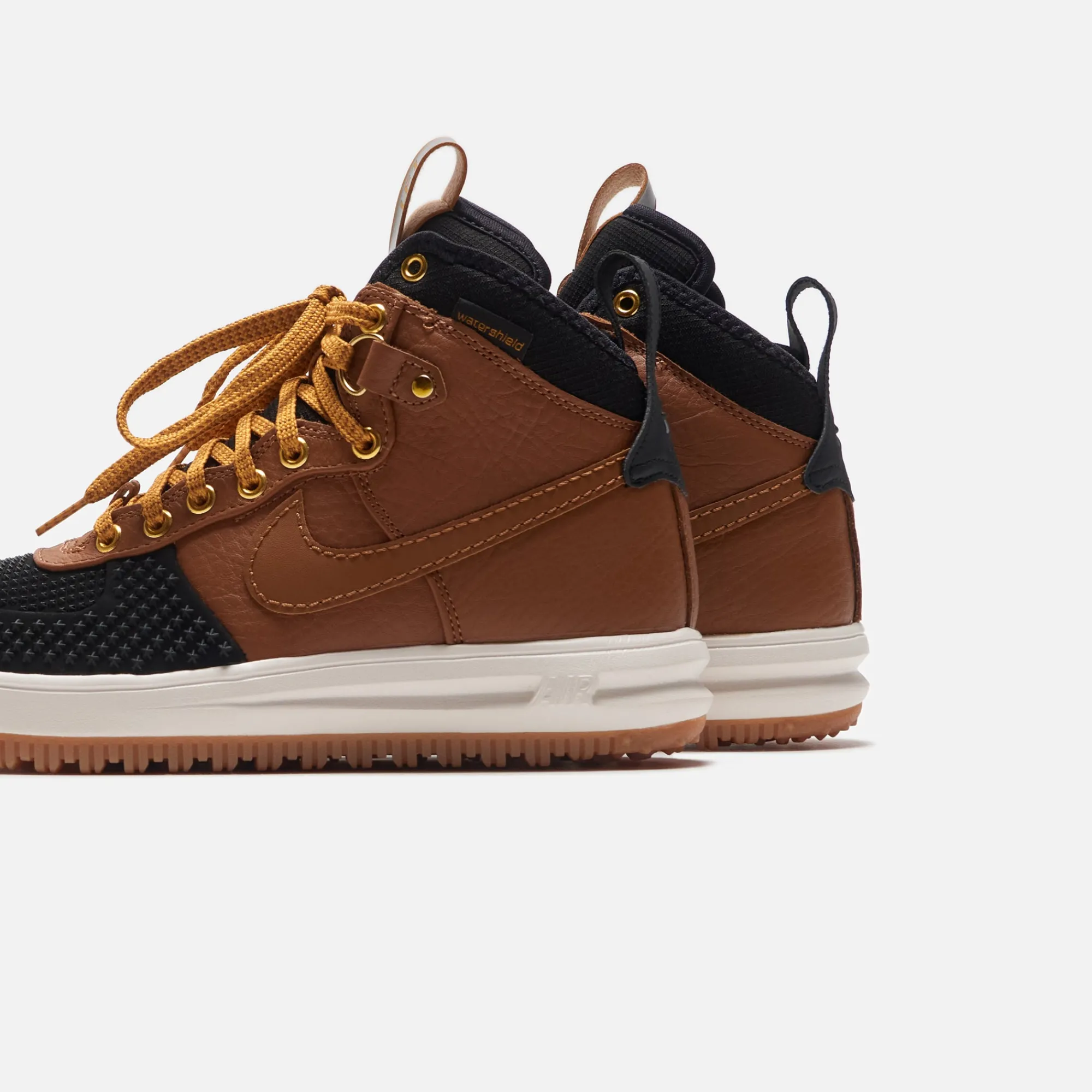 Clearance Nike Lunar Force 1 Duckboot Ale Brown / Black / Goldtone