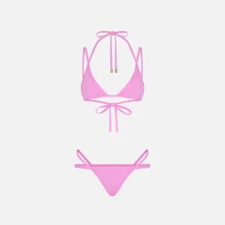 Best Sale The Attico Lycra Bikini Hot Pink