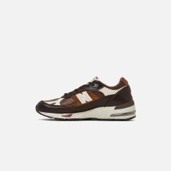 Outlet New Balance Made In Uk 991 Earth / French Roast / Feather Gray