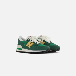 Outlet New Balance Made In Us 990 V1 Green / Gold