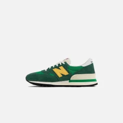 Outlet New Balance Made In Us 990 V1 Green / Gold