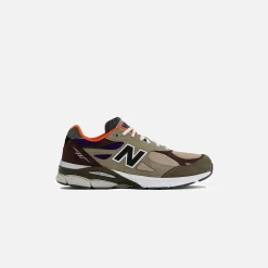 Shop New Balance Made In Us 990 V3 Tan / Blue