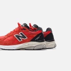 Shop New Balance Made In Usa 990 V3 Red / Black