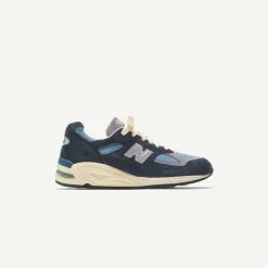 Sale New Balance Made In Usa 990Tb2 Navy / Light Blue/ Grey