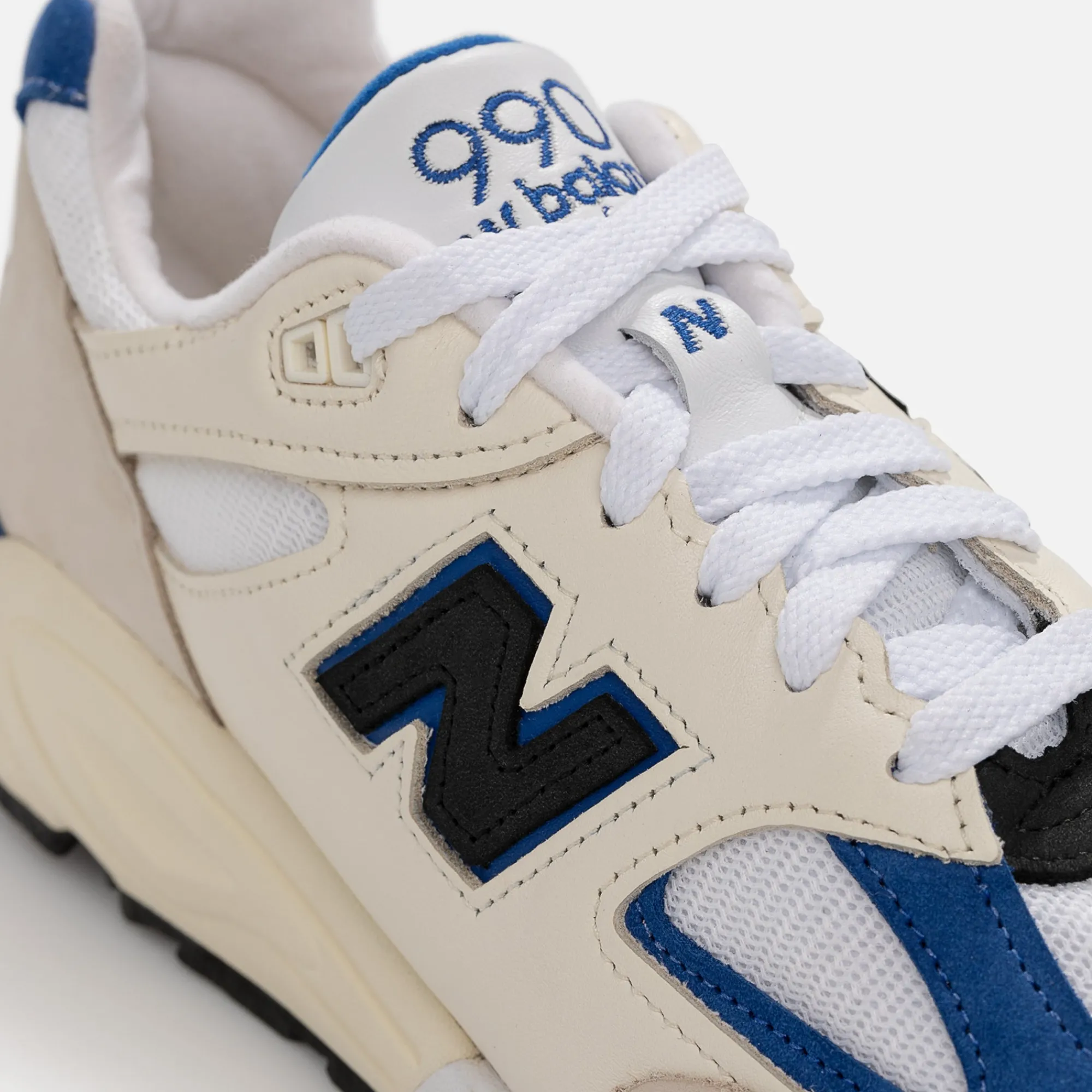 Shop New Balance Made In Usa 990V2 White / Blue
