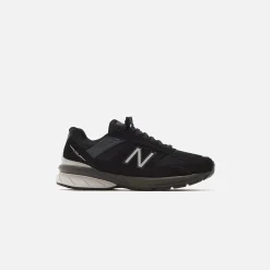 Fashion New Balance Made In Usa Wmns 990V5 Black / Silver