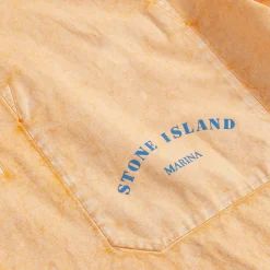 Hot Stone Island Marina Overshirt Orange