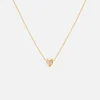 Fashion Alan Crocetti Mascot Necklace Gold