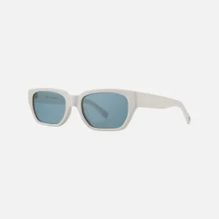 Cheap Garrett Leight Mayan White / Blue Lens