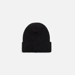 New Needles Merino Wool Watch Cap Black