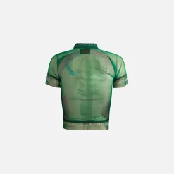 Discount Ottolinger Mesh Polo Tee Brook Print