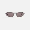 Fashion Balenciaga Metal Frame Wlogo Black