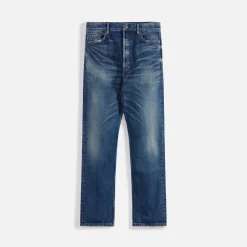 Outlet Saint Laurent Mick Jeans Authentic Vintage Blue