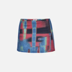 Outlet Miaou Micro Mini Skirt Rust