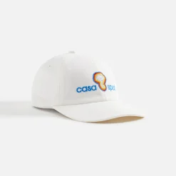Discount Casablanca Mind Vibrations Embroidered Cap White