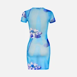 Cheap Miaou Mini Billie Dress Blue Lotus