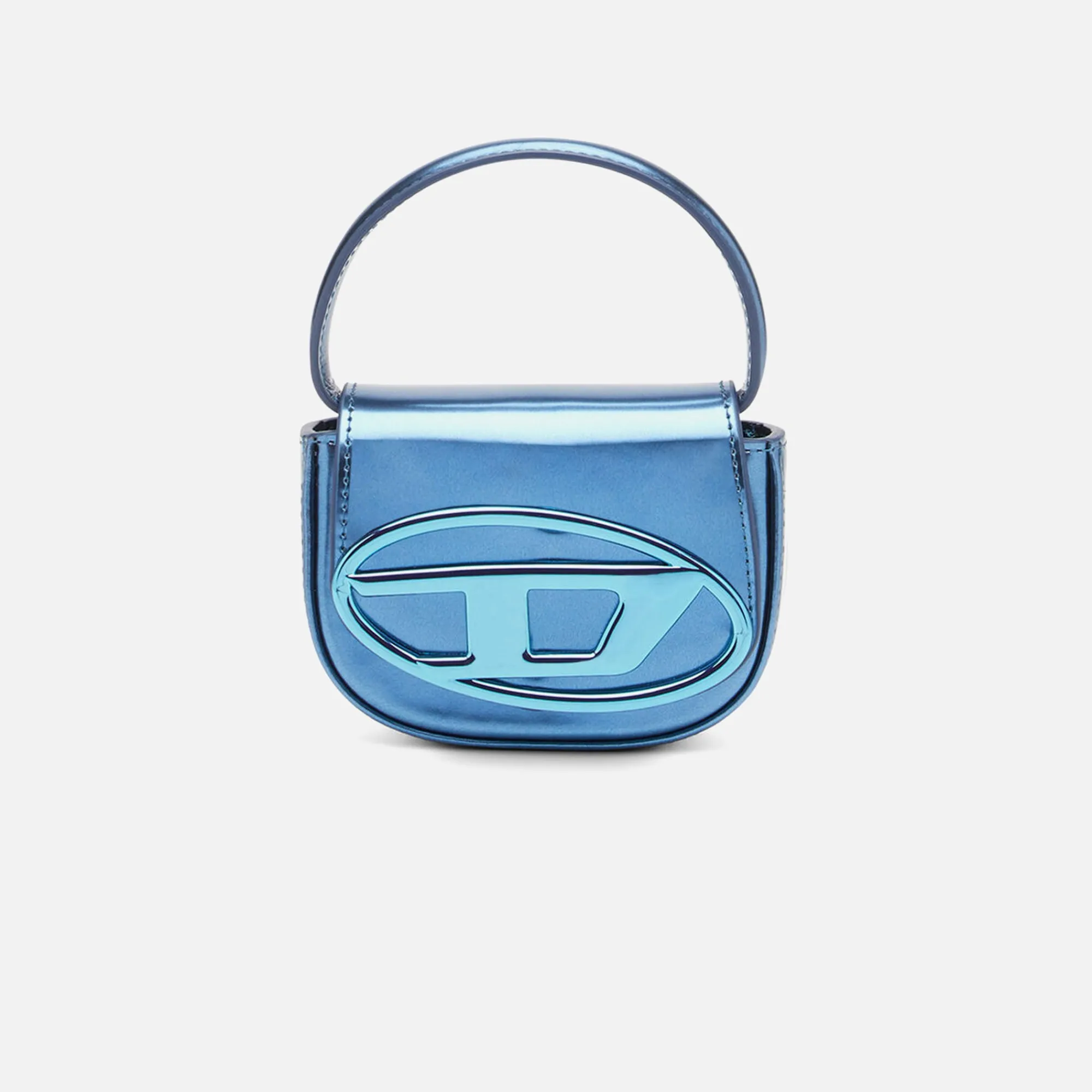 New Diesel Mini D Logo Bag Blue Mirror