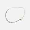 Cheap Faris Mini Mare Necklace Gold
