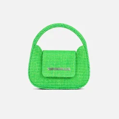 Discount Simon Miller Mini Retro Bag Happy Green Raffia
