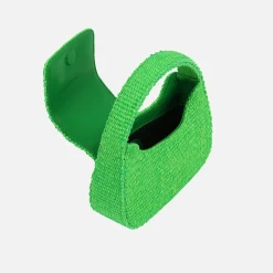Discount Simon Miller Mini Retro Bag Happy Green Raffia