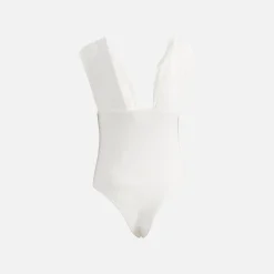 Hot The Line by K Mio Bodysuit White