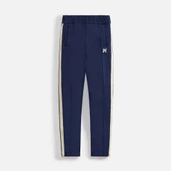 Best Sale Palm Angels Monogram Track Pants Navy Blue