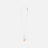 Best Sale Ambush Mushroom Charm Necklace Silver / Orange