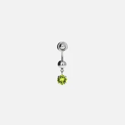 Shop Justine Clenquet Neil Earring Acid Green