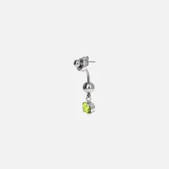 Shop Justine Clenquet Neil Earring Acid Green