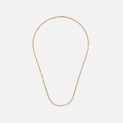 Fashion Maor Neo 4Mm Necklace In Yellow And White Diamonds Gold