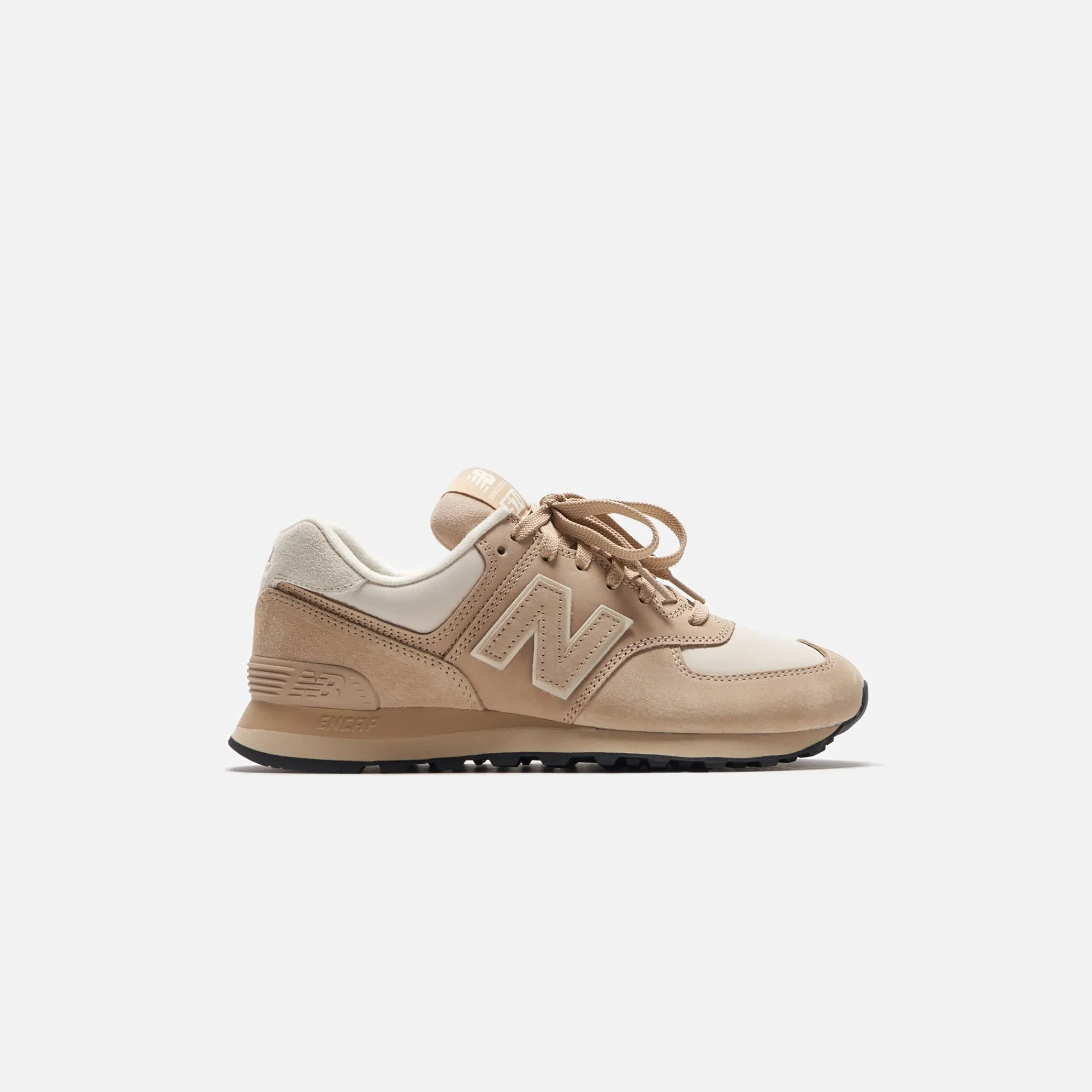 Clearance CDG Pocket New Balance X Junya Watanabe 574 Pig Suede Nubuck Beige