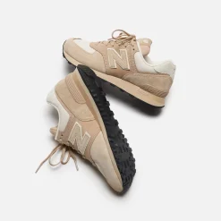 Clearance CDG Pocket New Balance X Junya Watanabe 574 Pig Suede Nubuck Beige