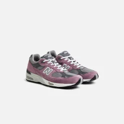 Best Sale New Balance New Wmns Balance 991 Pink / Grey