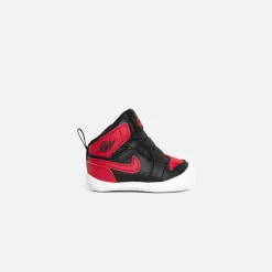 Store Jordan Nike Air1 Crib Bootie Black / Varsity Red / White