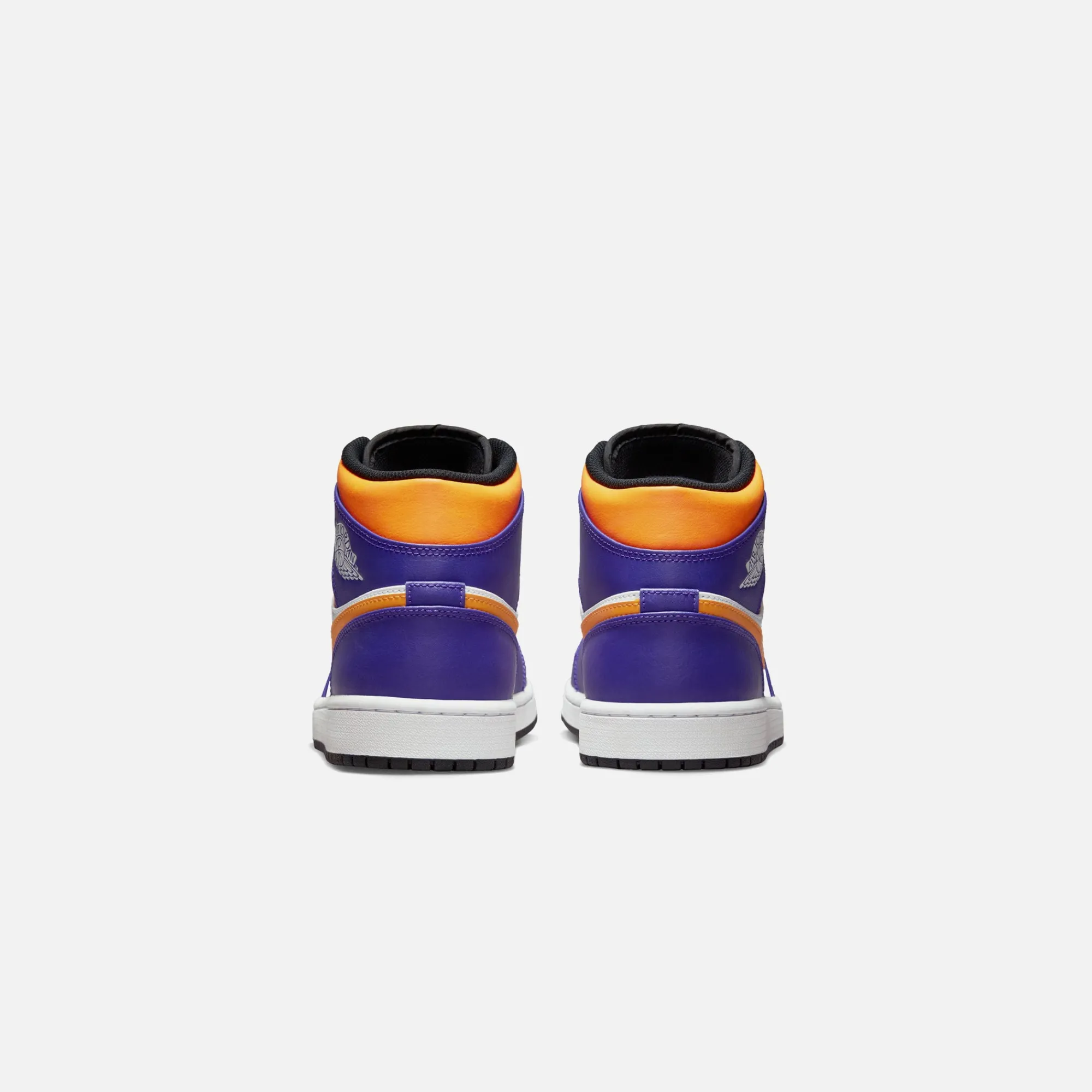 Cheap Jordan Nike Air1 Mid Purple/ White / Yellow / Black