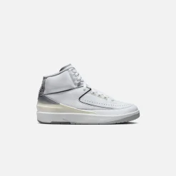 Best Sale Jordan Nike Air2 Retro White / Cement Grey / Sail / Black