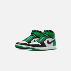 New Jordan Nike Air1 Retro High Og Rmstd Lucky Green / Black