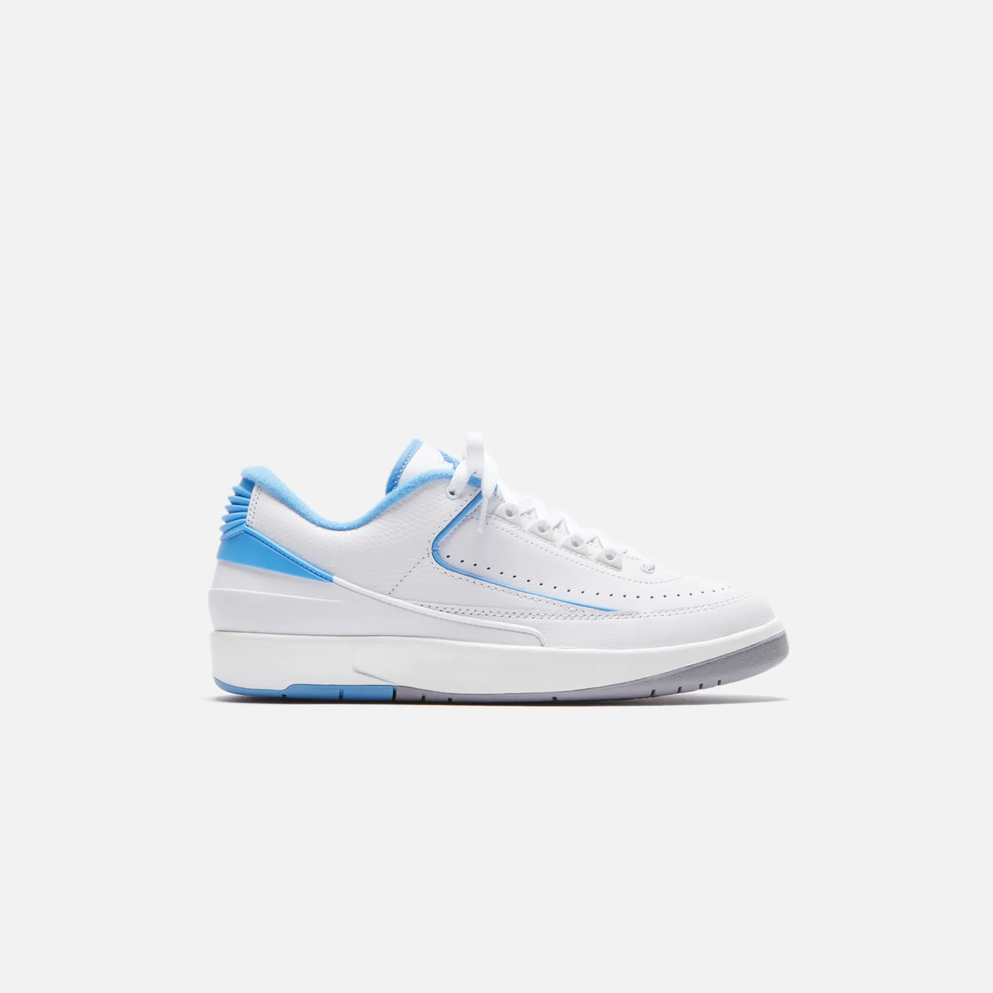 Shop Jordan Nike Air2 Retro Low White / University Blue / Cement Grey