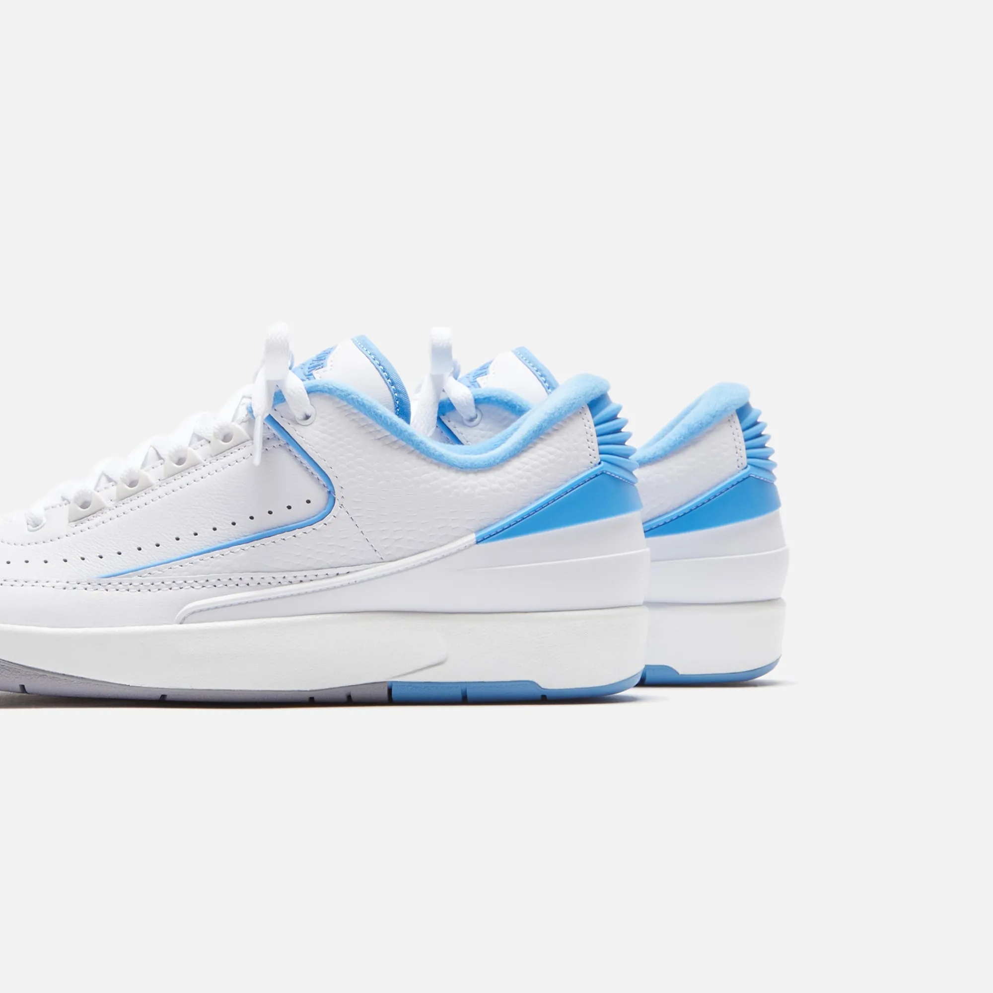 Shop Jordan Nike Air2 Retro Low White / University Blue / Cement Grey
