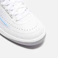 Shop Jordan Nike Air2 Retro Low White / University Blue / Cement Grey