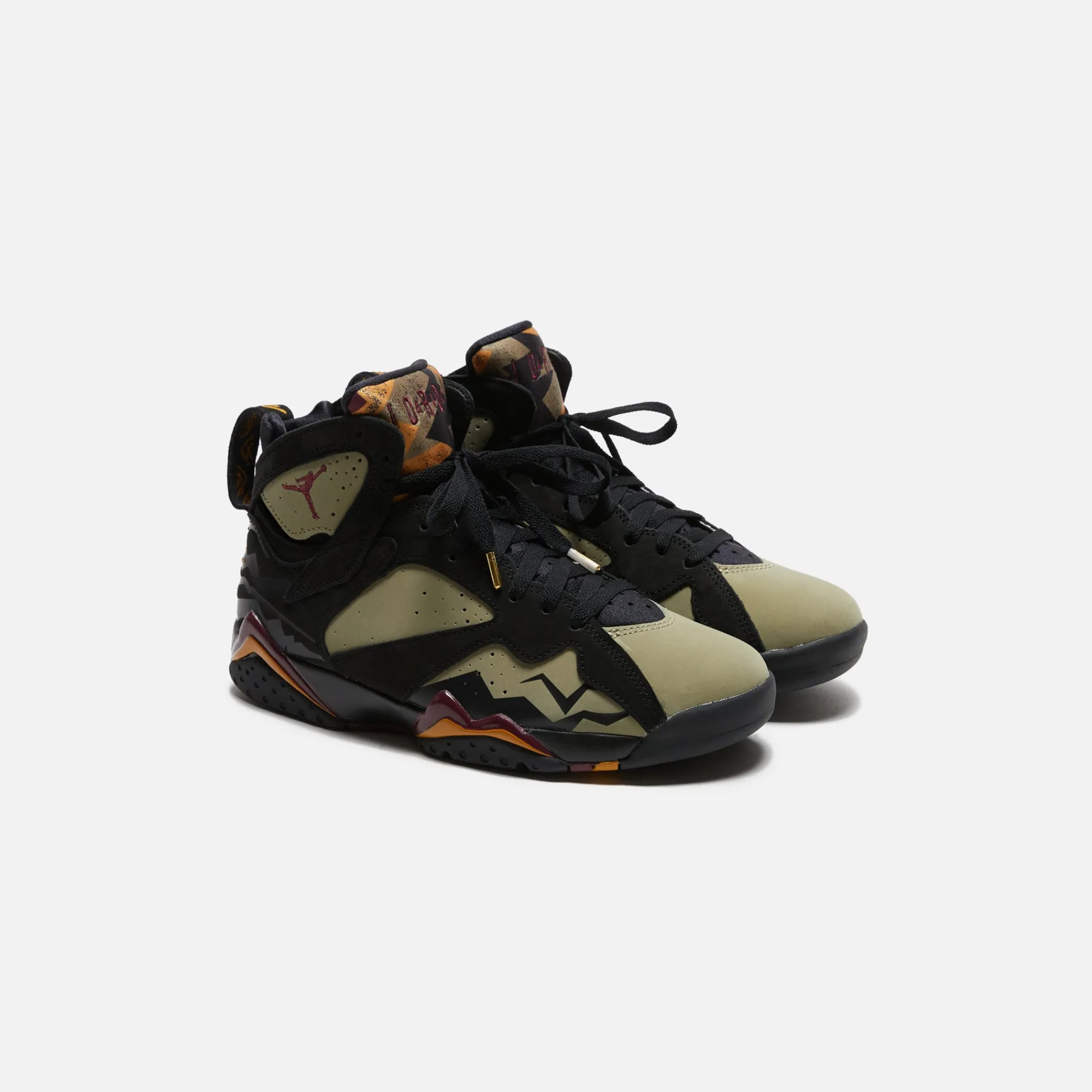 Cheap Jordan Nike Air7 Retro Se Black / Cherrywood Red / Neutral Olive / Chutney