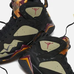 Cheap Jordan Nike Air7 Retro Se Black / Cherrywood Red / Neutral Olive / Chutney