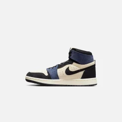 Best Jordan Nike Air1 Zoom Air Cmft 2 Muslin / Black / Blackened Blue