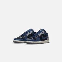Outlet Jordan Nike Airgrade School 1 Low Se Craft Obsidian / Ashen Slate