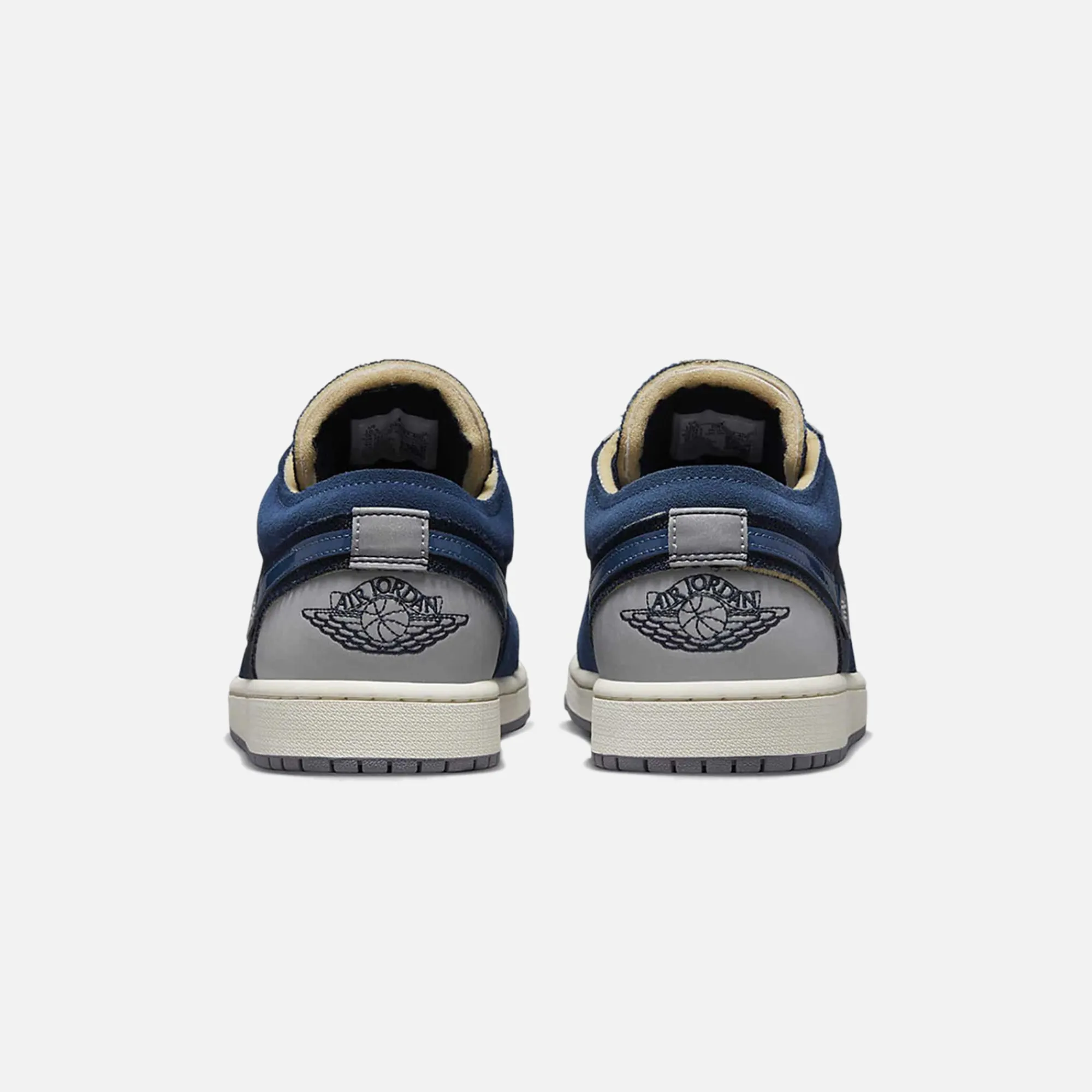 Outlet Jordan Nike Airgrade School 1 Low Se Craft Obsidian / Ashen Slate