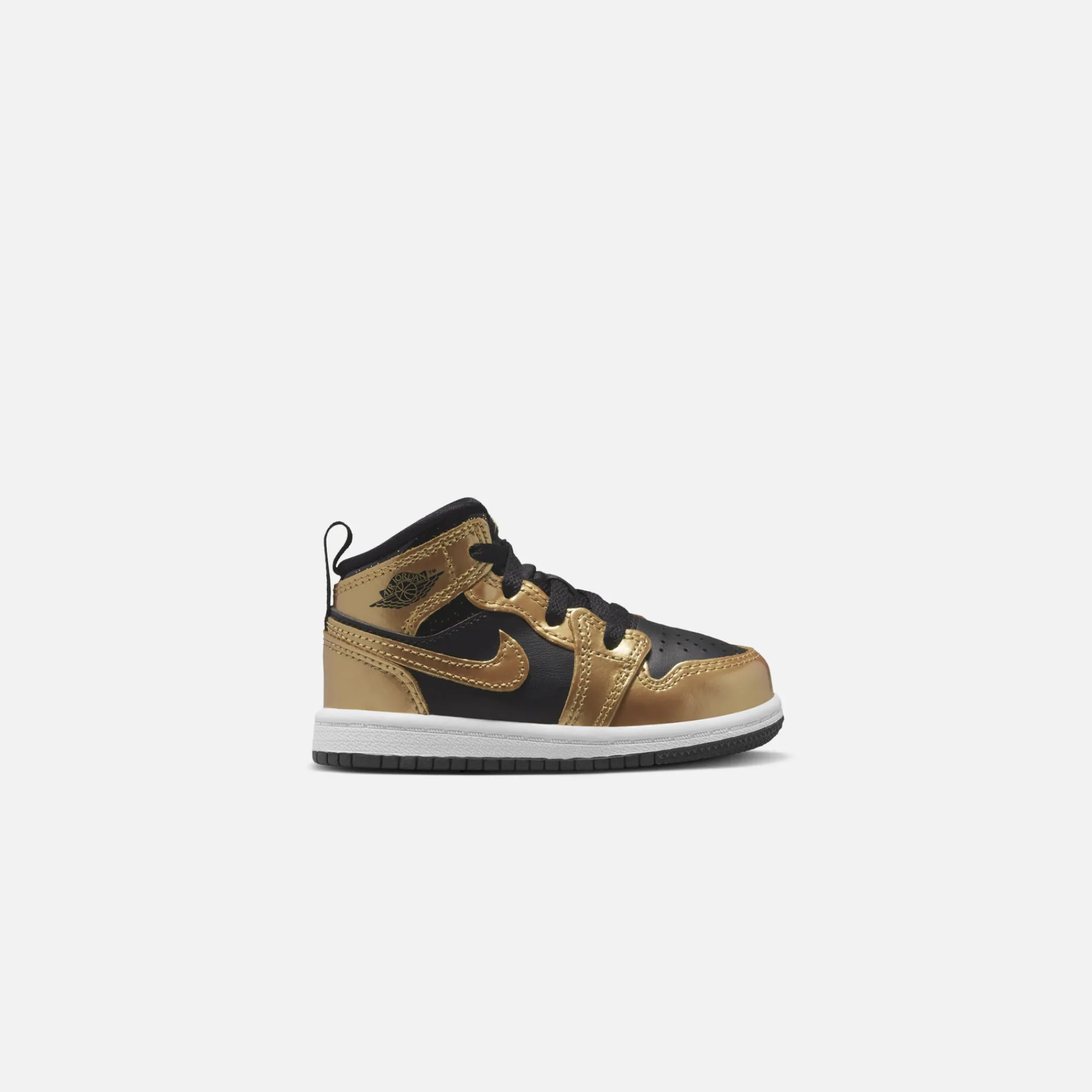 Sale Jordan Nike Airtoddler 1 Mid Se Black / Metallic Gold / White