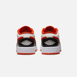 Cheap Jordan Nike Grade School Air1 Low Black / Fire Red / White